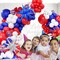 140PCS Navy Blue Red White Balloon Garland Arch Kit Graduation Class of 2024 Day 4th of July Patriotic Flag Veteran’s Day Nautical Baseball Spider Man One Birthday Party Decorations